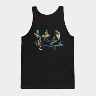 Watercolor Quetzal Collection Tank Top